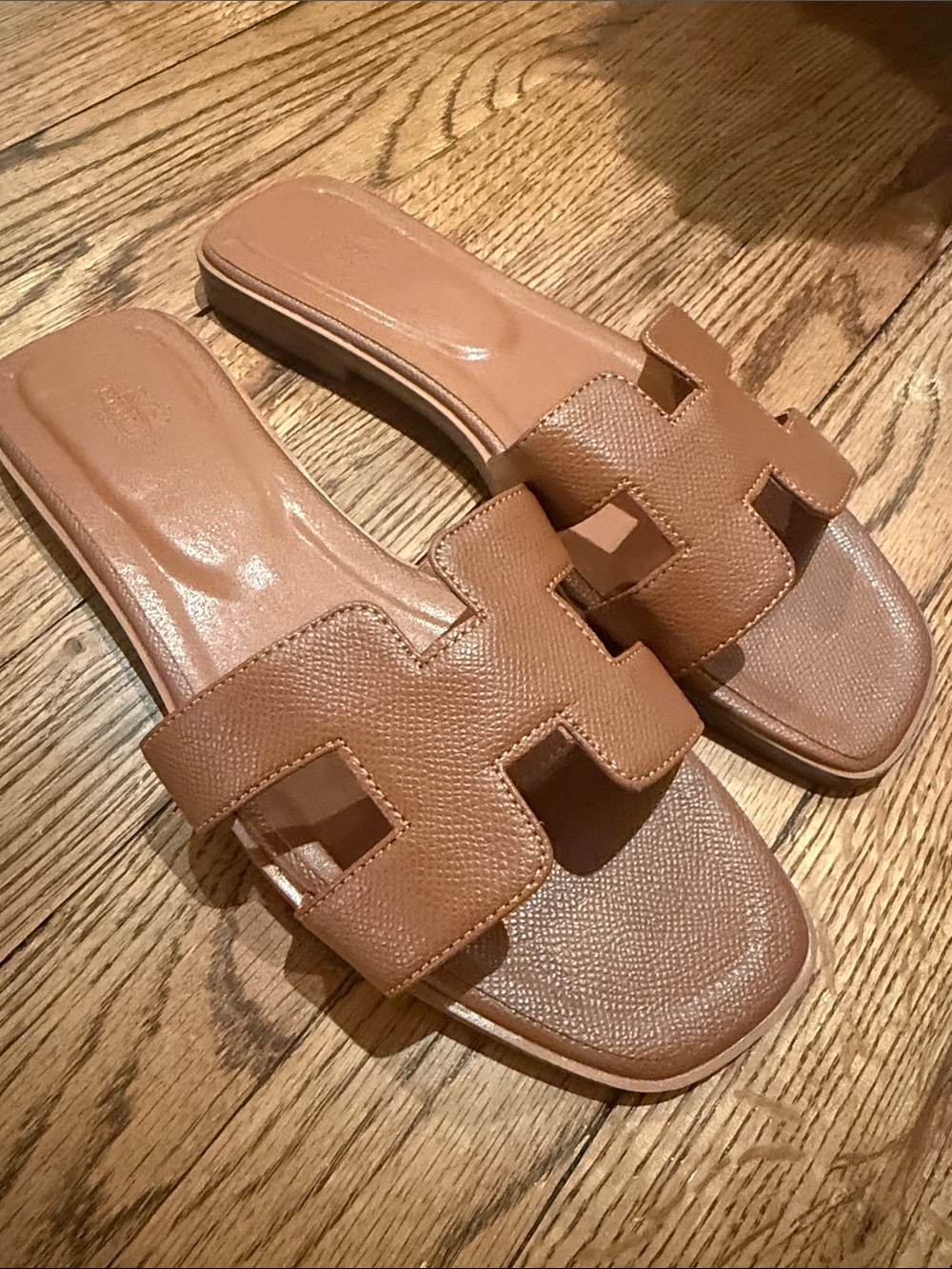 Hermes Women's brown Slide Sandals